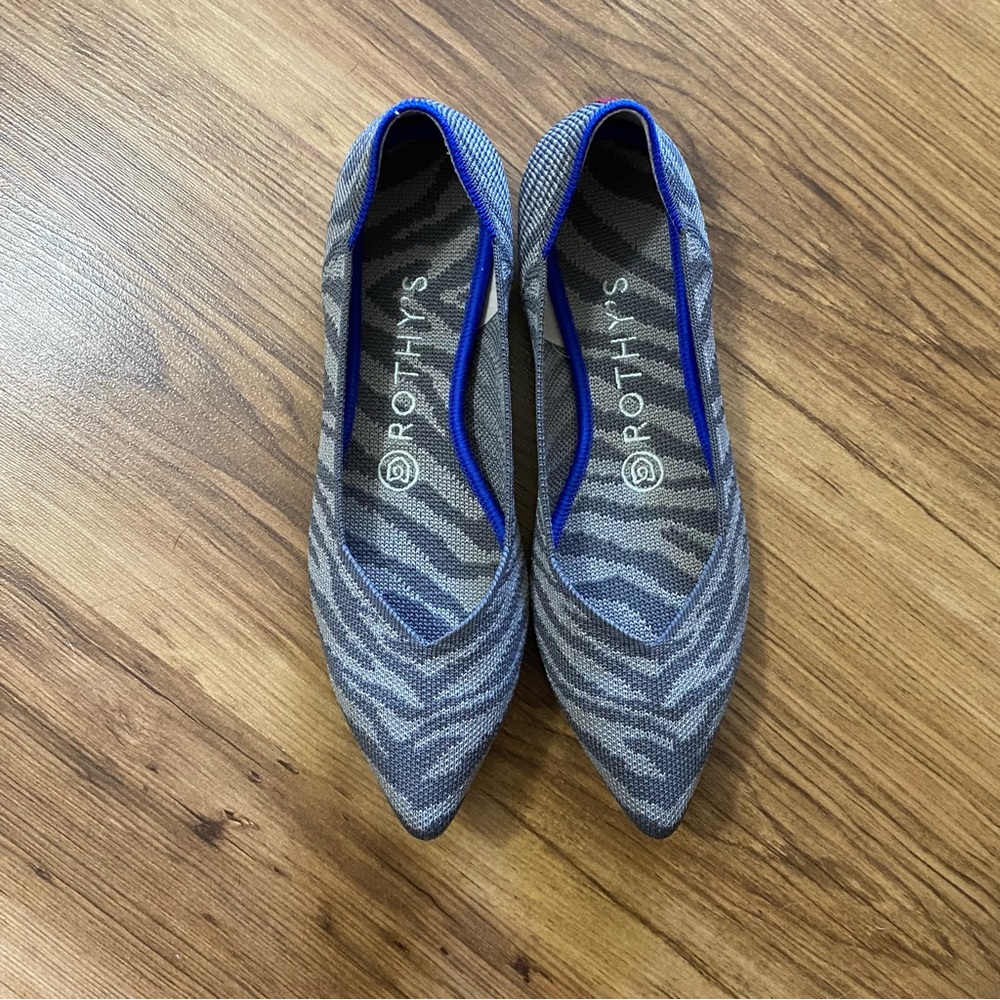 Rothy’s The Point Shoes Flats Zebra
